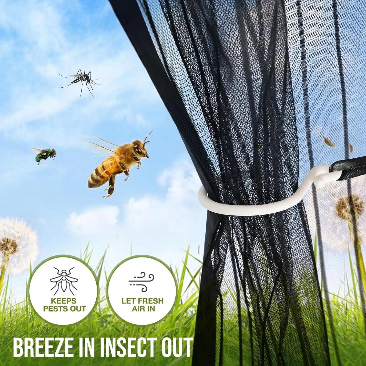 Magnetic Mosquito Door Mesh Net ATFAIN MART