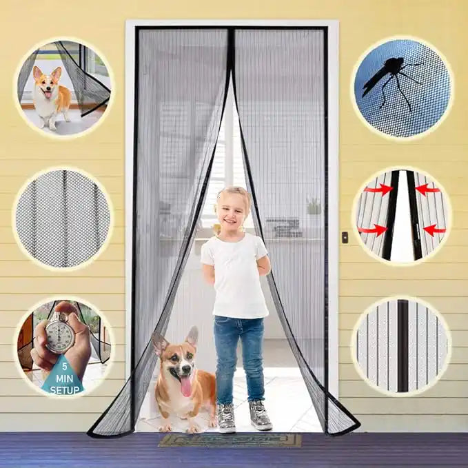 Magnetic Mosquito Door Mesh Net ATFAIN MART