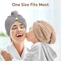 Microfiber Hair Drying Cap Pack of 2 0eshmu-1y.myshopify.com